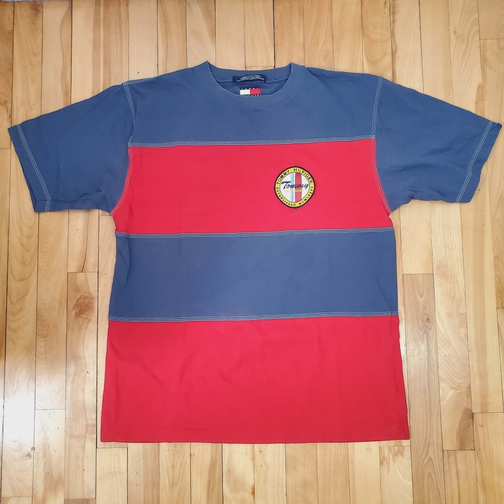Freddy Krueger Short-sleeve T-shirt Red/Bue Tommy Hilfiger Size Medium